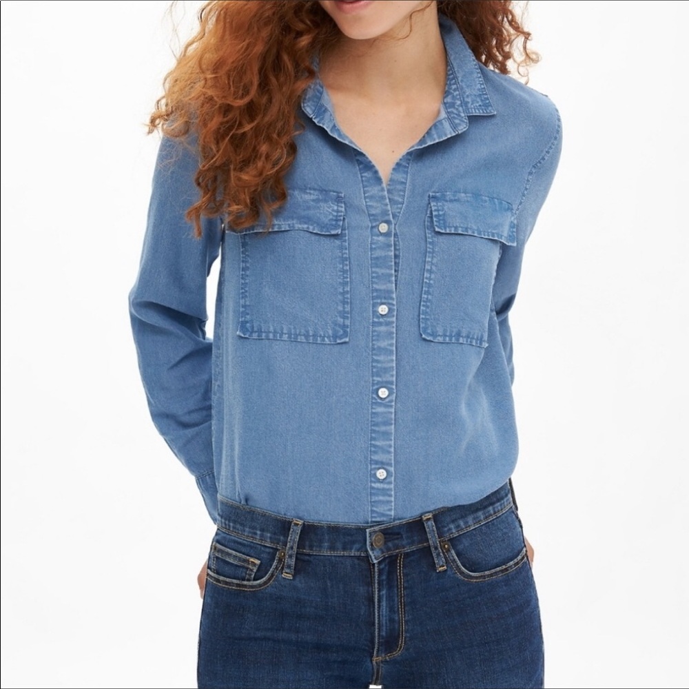 Gap | Chambray Utility Button Up - image 3